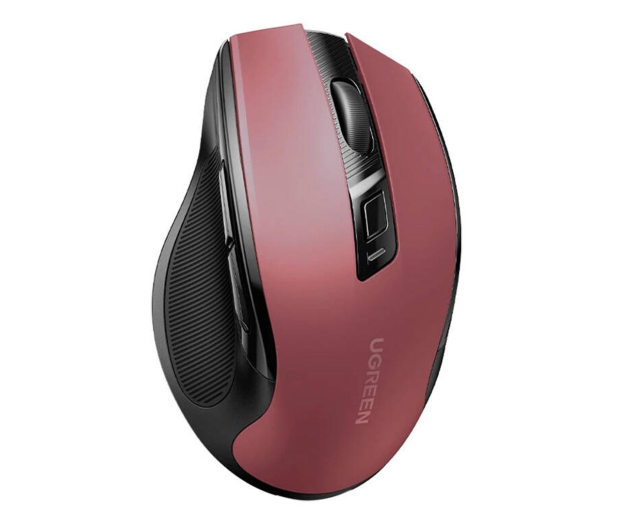 UGREEN Bezprzewodowa mysz MU006 2.4 GHz BT 5.0 czerwona - 1267509 - zdjęcie 2